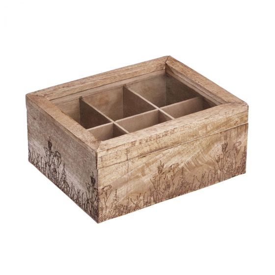 TEA TIME - κουτί με 6 θήκες για τσάϊ