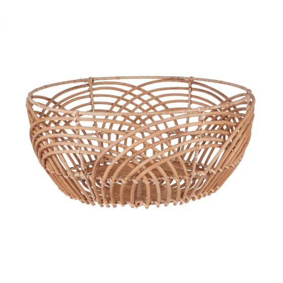 BOTANICAL - καλάθι πλεκτό από rattan, μεγάλο μέγεθος