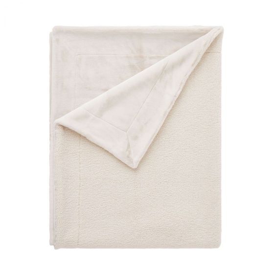 TEDDY - κουβέρτα 200x150 cm μπεζ