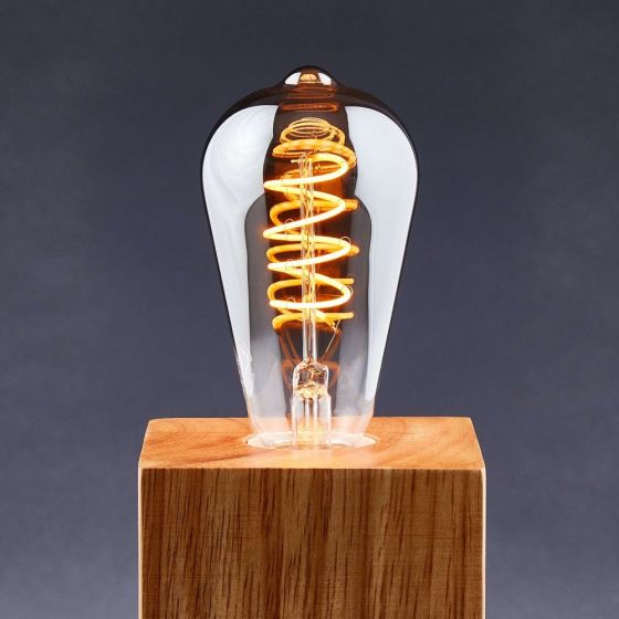 BRIGHT LIGHT - λαμπτήρας LED ST64 φιμέ