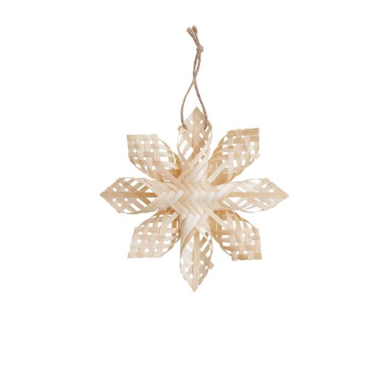 BOHO STAR - διακοσμητικό από μπαμπού 18cm