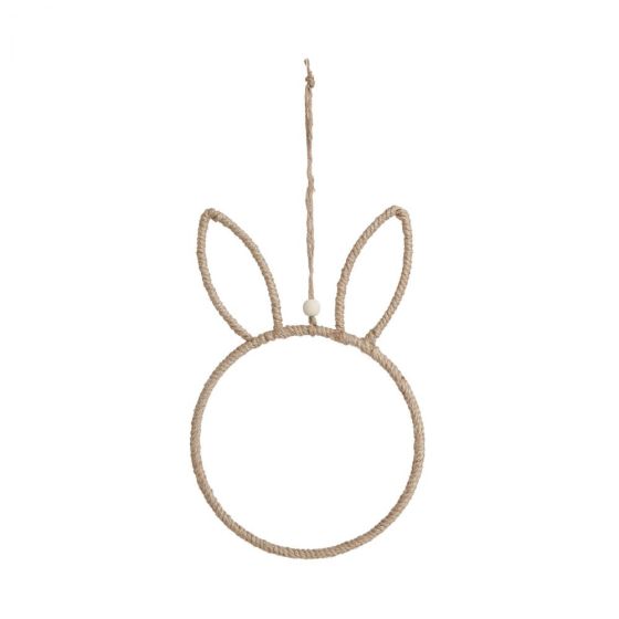 EASTER - Πασχαλινό στολίδι από γιούτα "αυτιά κουνελιού"