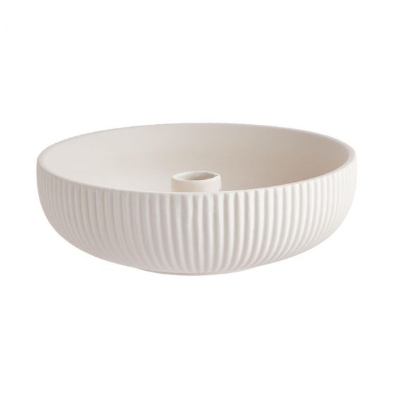 CANDLE BOWL - κηροπήγιο, μπεζ
