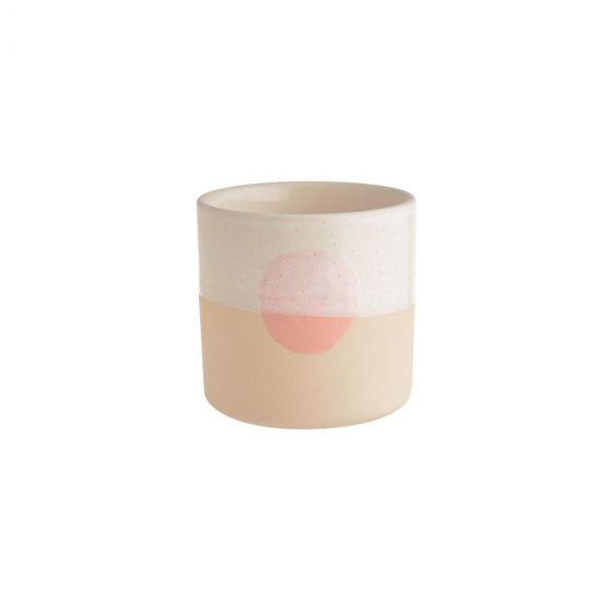 SUNSET - κασπό Δ7,5cm, μπεζ/πορτοκαλί