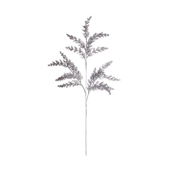 FLORISTA - κλαδί ασημί με γκλίτερ, Υ80cm