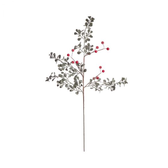 FLORISTA - κλαδί με μούρα και γκλίτερ 53cm