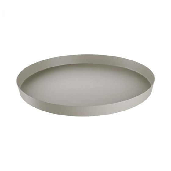 EXHIBITION - δίσκος διακοσμητικός, Δ40cm, γκρι