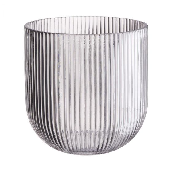 GLOOM - κηροπήγιο 16x16cm, γκρι