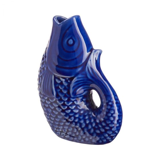 KOI - mini βάζο κεραμικό 12cm, μπλε