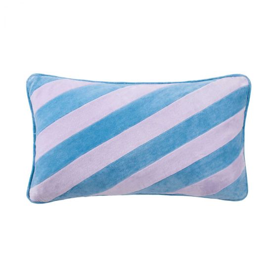 VACANZA - μαξιλάρι με μπλε ρίγες 35x60 cm