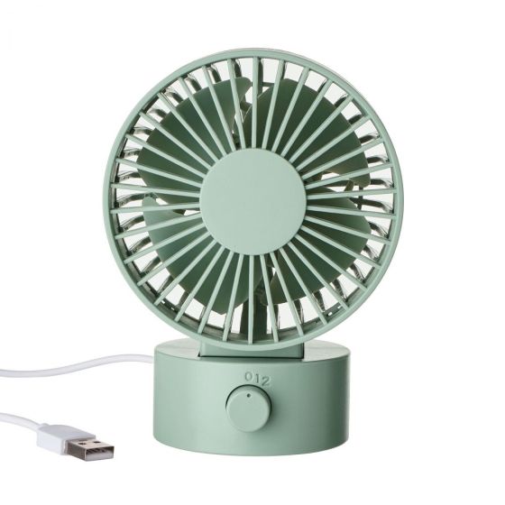 AIR WAVE - mini ανεμιστήρας με καλώδιο USB, φασκόμηλο