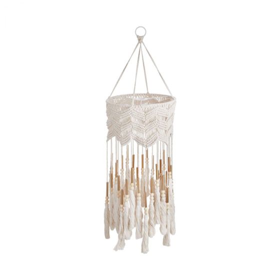MACRAME - καπέλο φωτιστικού Δ28cm