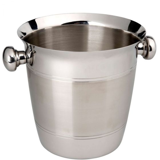 CHAMPAGNE - δοχείο για πάγο από ανοξείδωτο χάλυβα