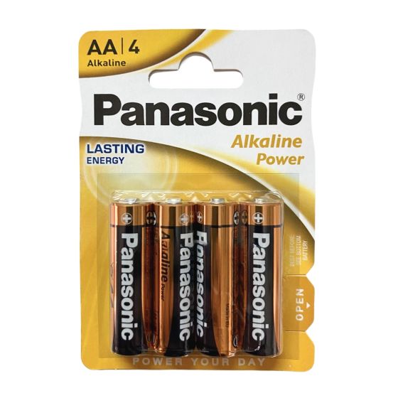 PANASONIC - μπαταρίες αλκαλικές AA σετ 4 τεμαχίων