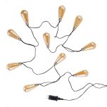 BULB LIGHTS - LED φωτεινή αλυσίδα με λαμπτήρες κίτρινου φωτός