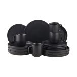 CASA NOVA - σετ σερβίτσιο 16 τεμαχίων μαύρο