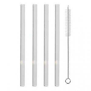 LONG DRINK - καλαμάκια γυάλινα διαφανή