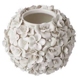 BOUQUET - βάζο κεραμικό 20cm, εκρού