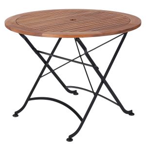 PARKLIFE - τραπέζι πτυσσόμενο 4 ατόμων, στρογγυλό Δ100