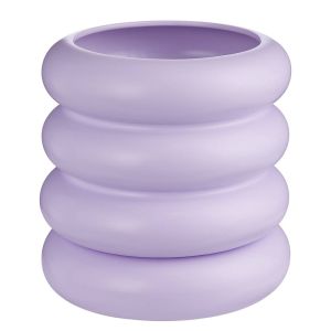 HOOP - κασπό με πιατάκι Δ14cm, μωβ
