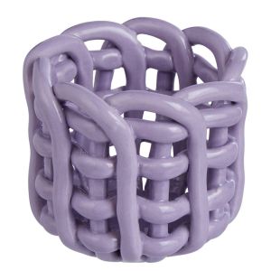 LITTLE CRAFT - κηροπήγιο για ρεσό Δ6cm, λιλά