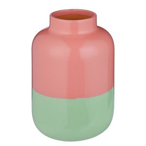 TWO TONE - βάζο από τερακότα 22cm, ροζ