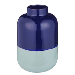 TWO TONE - βάζο από τερακότα 35cm, μπλε
