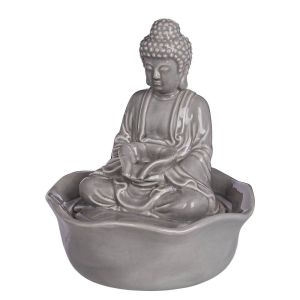 BALANCE - συντριβάνι επιτραπέζιο "Buddha", γκρι