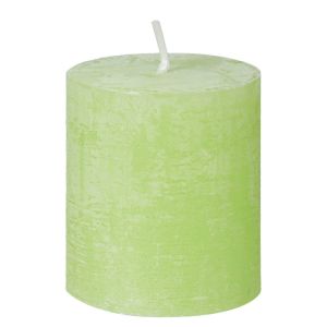 RUSTIC - κερί Δ6,8 x 8 cm, κίτρινο