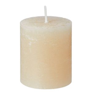 RUSTIC - κερί Δ6,8 x 8 cm, μπεζ