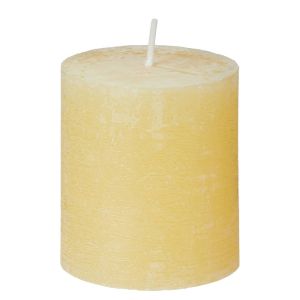 RUSTIC - κερί Δ6,8 x 8 cm, κίτρινο