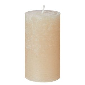 RUSTIC - κερί Δ6,8x13cm, μπεζ