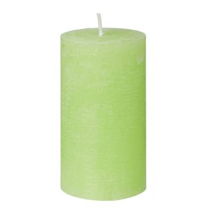 RUSTIC - κερί Δ6,8x13cm, λάιμ