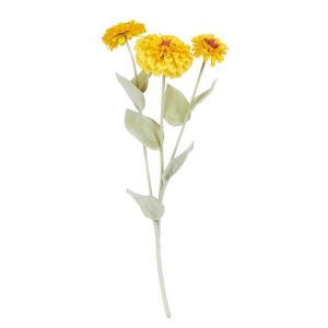 FLORISTA - ζίννια 50cm, κίτρινο