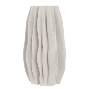 VISION 3D - βάζο 3D PRINTED 30cm, λευκό