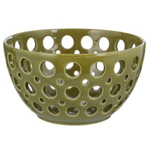 REVIEW - διακοσμητικό μπολ 20cm, πράσινο
