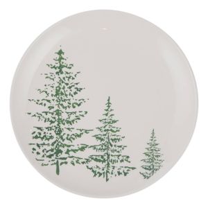 WINTER JOY - πιάτο από πορσελάνη με έλατα 20cm