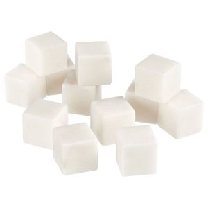 MARBLE - μαρμάρινες πέτρες ψύξης σετ 12 τμχ, λευκό