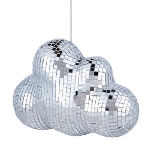 DISCO - διακοσμητικό σύννεφο 'καθρέφτης' 18cm
