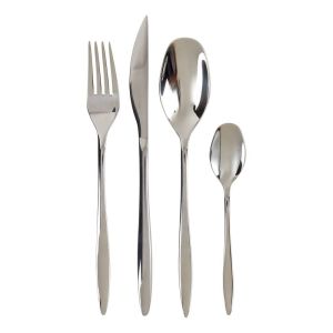 MARQUES - μαχαιροπήρουνα σετ 4 τεμαχίων, γυαλιστερό ασημί