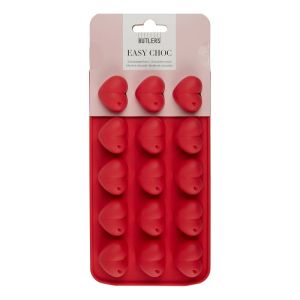 EASY CHOC - φόρμα σιλικόνης για σοκολατάκια σε σχήμα 'καρδιά'