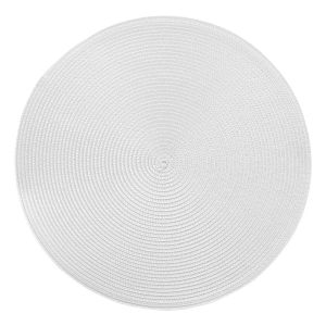 AMBIENTE - σουπλά στρογγυλό Δ38cm ανοιχτό γκρι