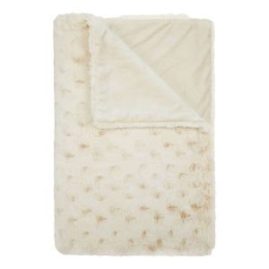 SHETLAND - κουβέρτα 200x150 cm, κρεμ