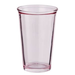 GALET - ποτήρι γυάλινο 340ml, ροζ