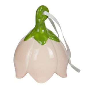 BLOSSOM - διακοσμητικό λουλούδι κεραμικό 7cm, ροζ