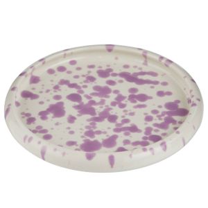 BOOGY SPLASH - πιάτο κεραμικό ορεκτικού12cm, μωβ