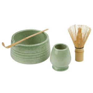 MATCHA - σετ Matcha από πορσελάνη 4 ΤΕΜΑΧΙΩΝ, πράσινο