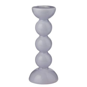 SUPER NATURAL - κηροπήγιο κεραμικό 20cm, μωβ