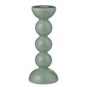 SUPER NATURAL - κηροπήγιο κεραμικό 20cm, πράσινο