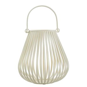 QUIETUDE - φανάρι μεταλλικό 20cm, μπεζ